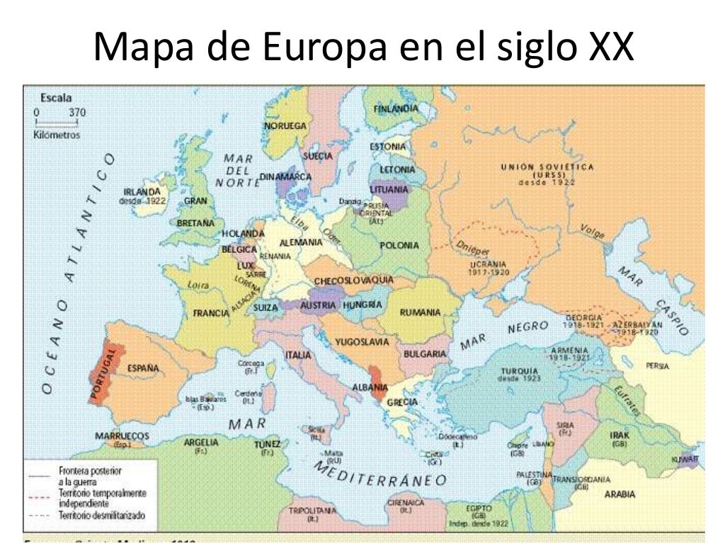 Cambios En El Mapa De Europa A Través