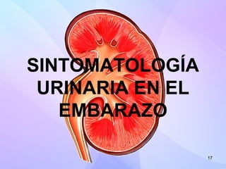 17
SINTOMATOLOGÍA
URINARIA EN EL
EMBARAZO
 
