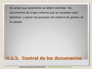 Cambios ISO 9001 2008