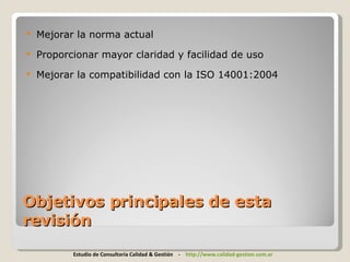 Cambios ISO 9001 2008