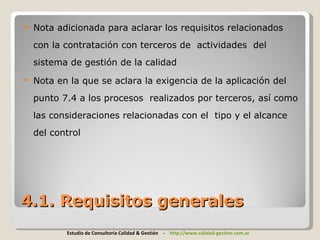 Cambios ISO 9001 2008