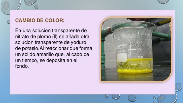 Cambios de la materia