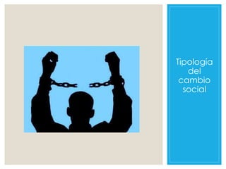 Tipología
del
cambio
social
 