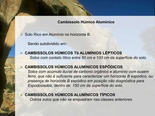 Encontrado em relevos mais ondulados;