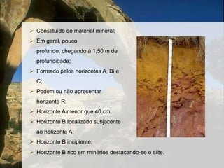 Constituído de material mineral;