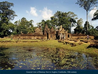 General view of Banteay Srei in Angkor, Cambodia, 10th century

 