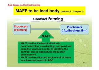 Cffg CONTRACT FARMING IN CAMBODIA | PDF