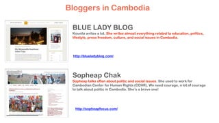 ANDY’S CAMBODIA
Andy blogs a lot about his life in Cambodia. His blog has a lot of good
information about the country, pla...