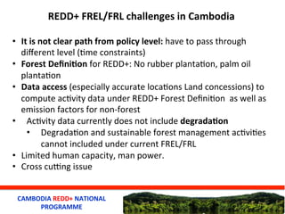 Cambodia forest reference level