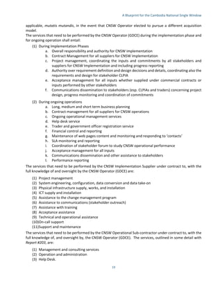 Cambodia National Single Window - CNSW | PDF