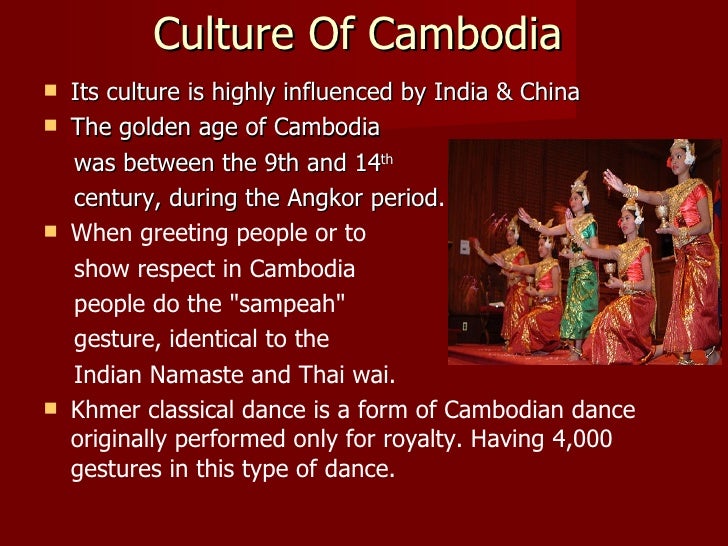 Presentation on Cambodia