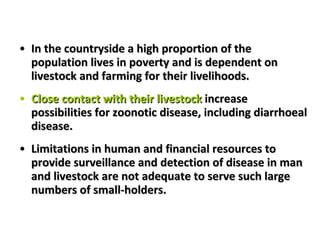 Prevention and control of zoonotic causes of acute bloody diarrhoea in rural Cambodia through an EcoHealth approach
