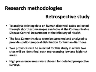 Prevention and control of zoonotic causes of acute bloody diarrhoea in rural Cambodia through an EcoHealth approach