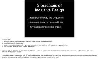 Cambrian College Inclusive Design | PDF