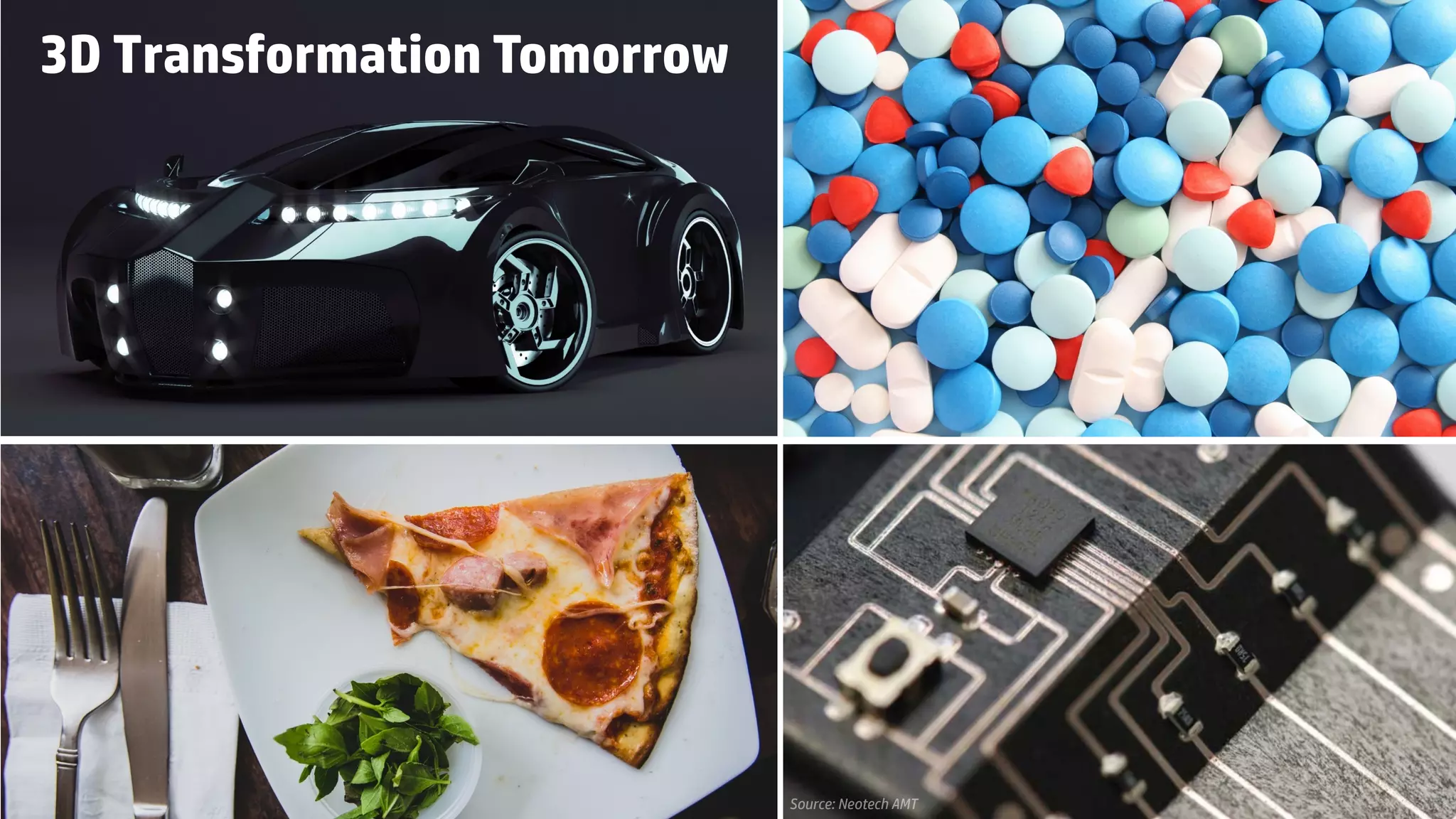 3D Transformation Tomorrow
43
Source: Neotech AMT
 