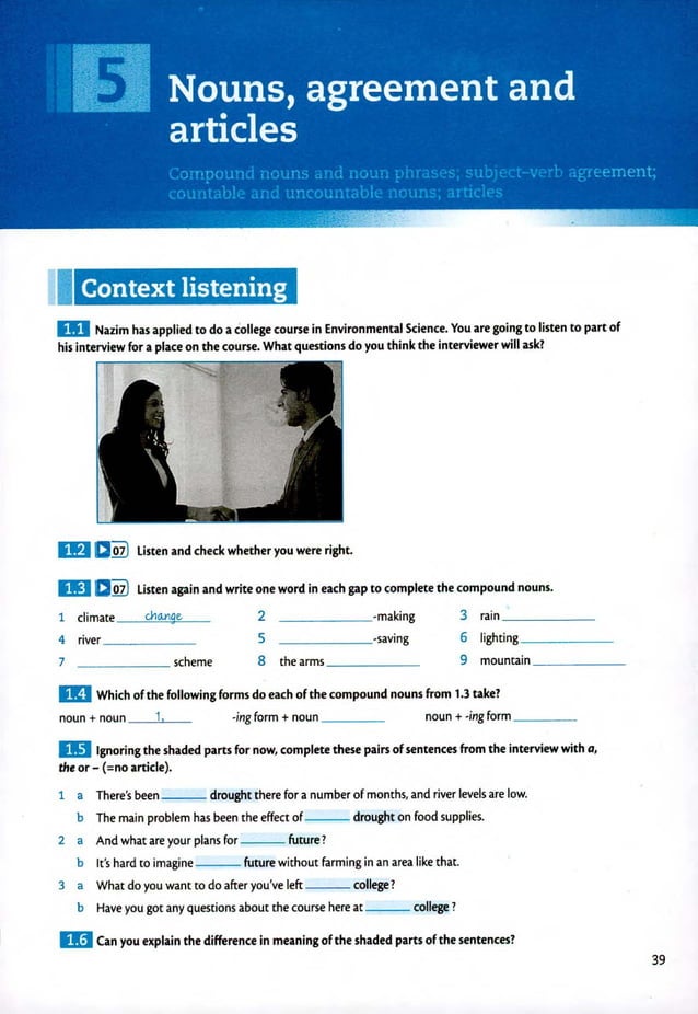 Cambridge. grammar and vocabulary for advanced | PDF | Educational ...