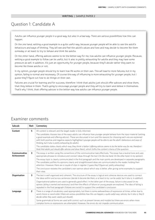 Cambridge Script Example Cambridge english-advanced-handbook-2015 | PDF