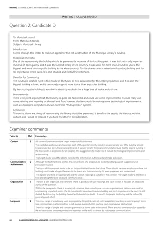 Cambridge Script Example Cambridge english-advanced-handbook-2015 | PDF