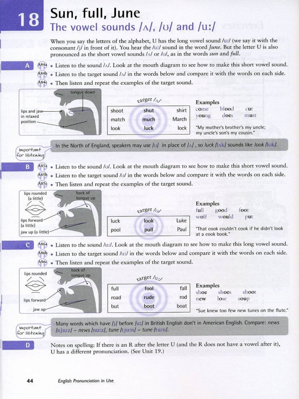 Cambridge english pronunciation in use