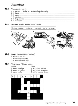 Cambridge   english vocabulary in use - elementary