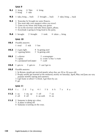Cambridge   english vocabulary in use - elementary