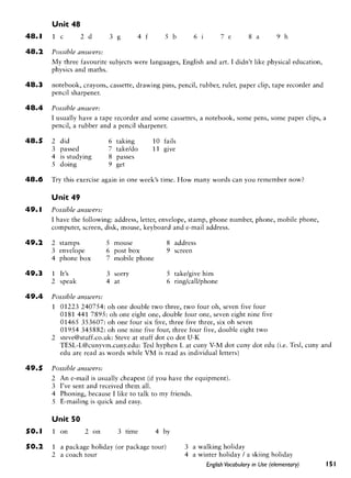 Cambridge   english vocabulary in use - elementary