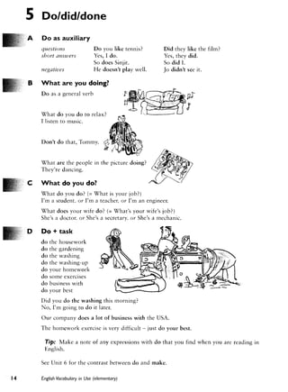 Cambridge   english vocabulary in use - elementary