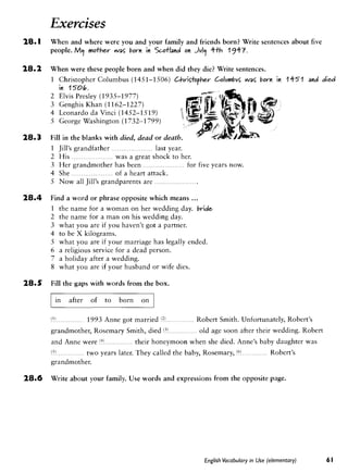 Cambridge english vocabulary in use - elementary | PDF