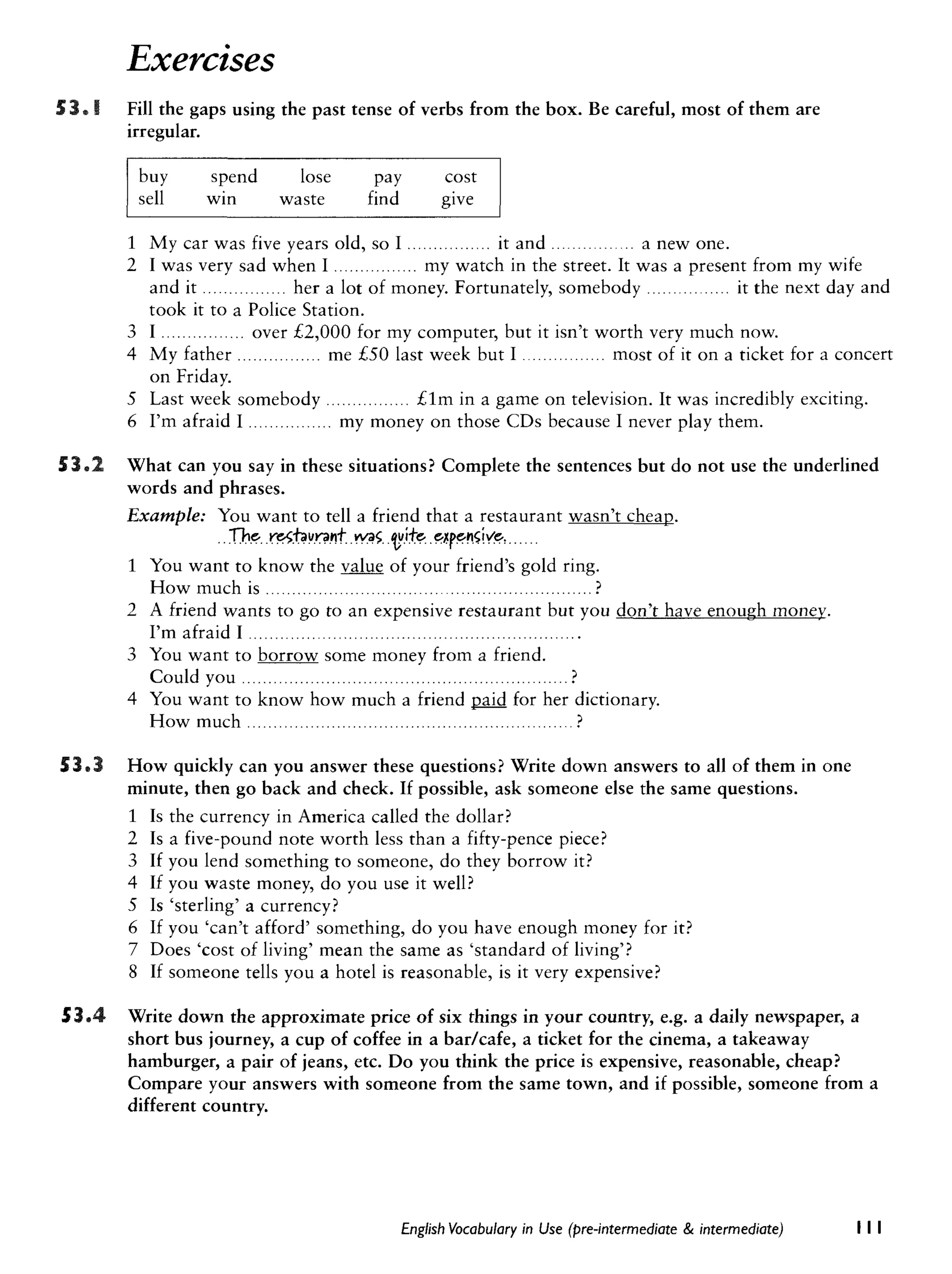Cambridge   english vocabulary in use - pre-int int