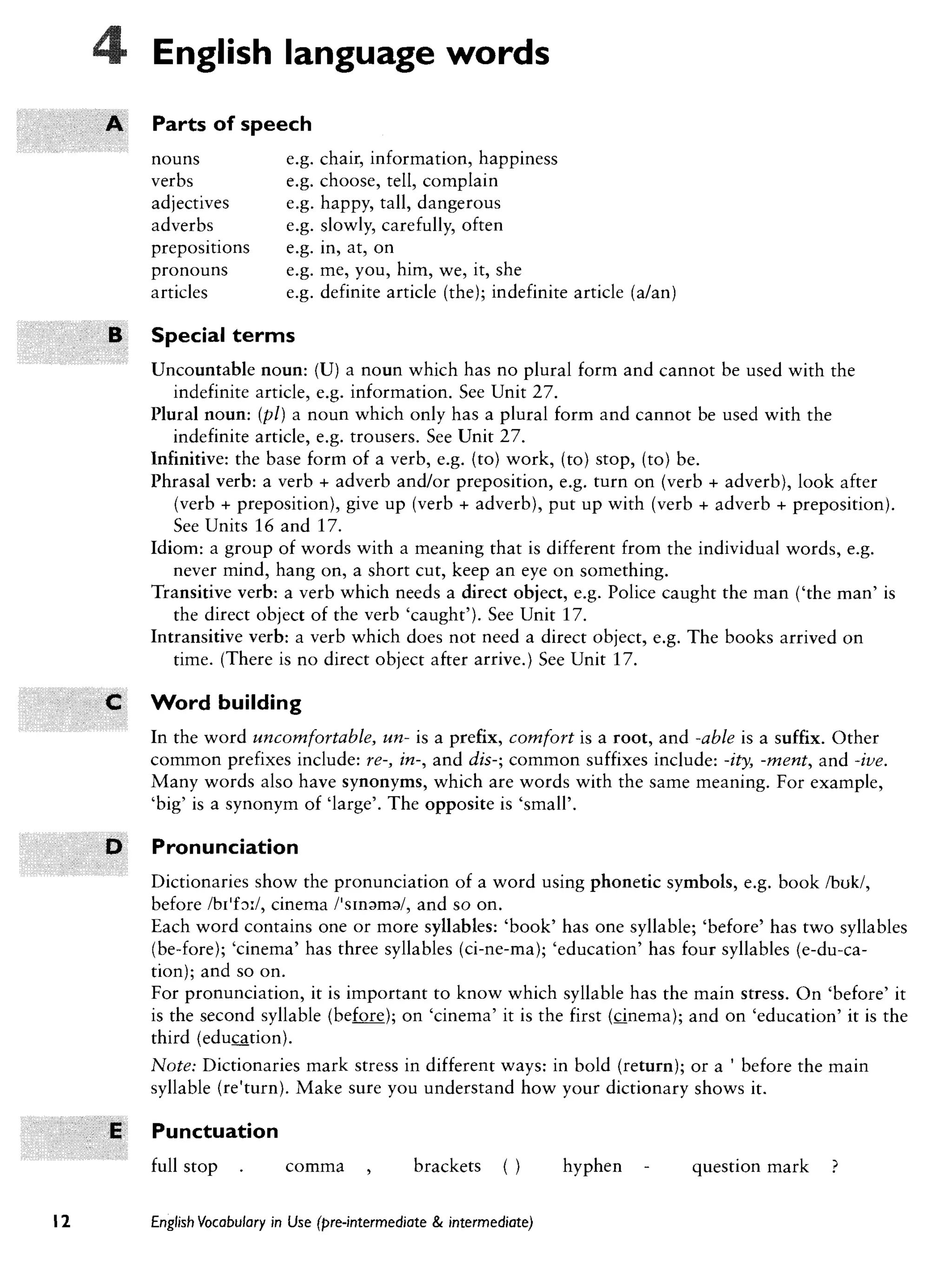 Cambridge   english vocabulary in use - pre-int int