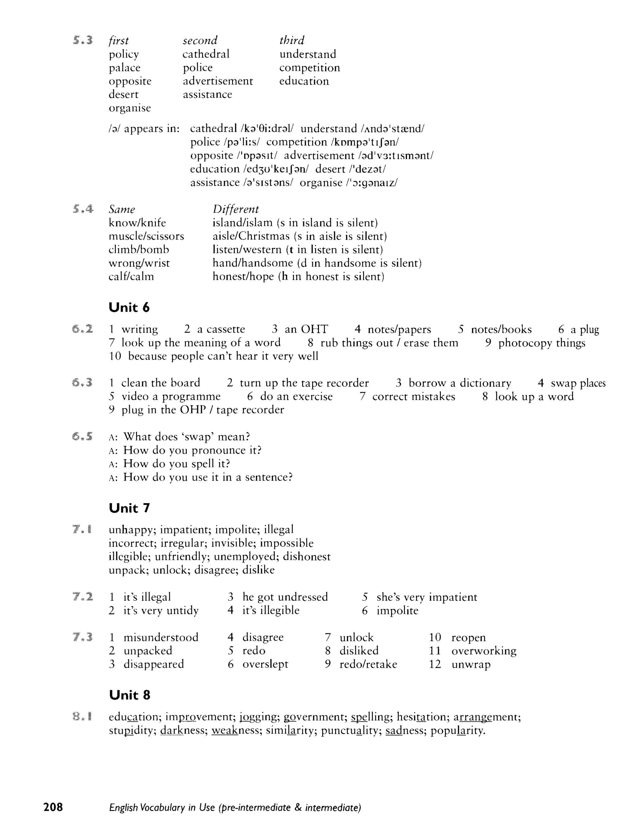 Cambridge   english vocabulary in use - pre-int int