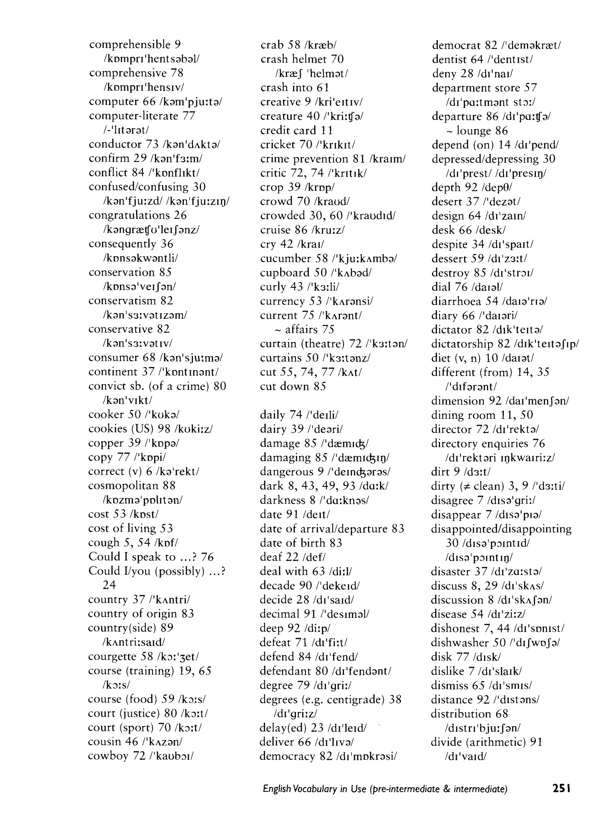 Cambridge   english vocabulary in use - pre-int int