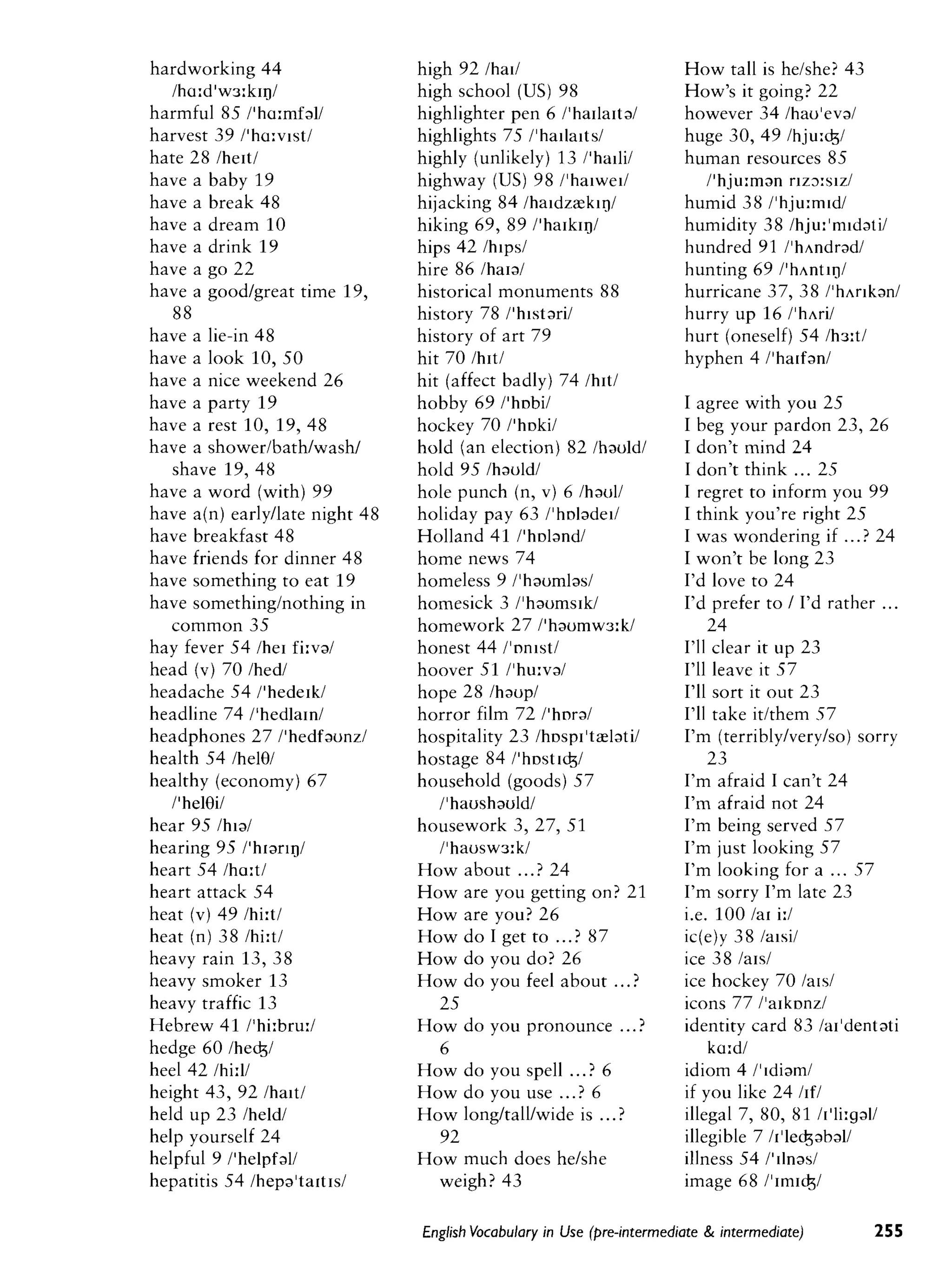 Cambridge   english vocabulary in use - pre-int int