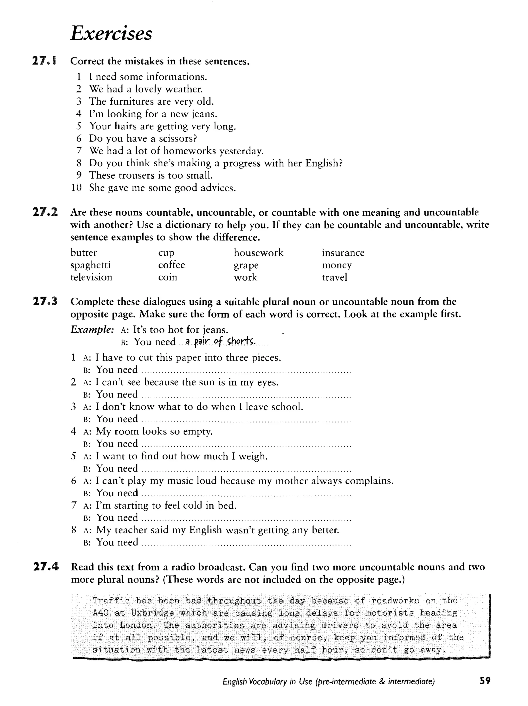 Cambridge   english vocabulary in use - pre-int int