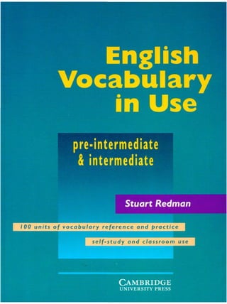 Cambridge   english vocabulary in use - pre-int int
