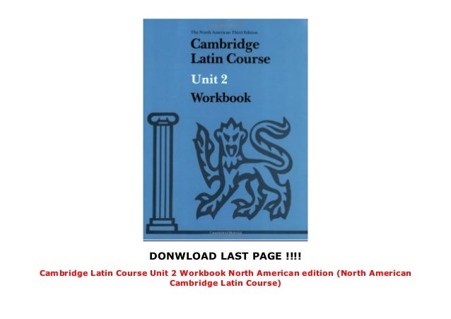 Cambridge Latin Course Book 2 Online
