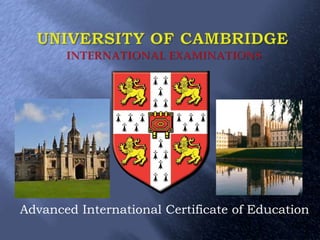 Advanced International Certificate of Education

 