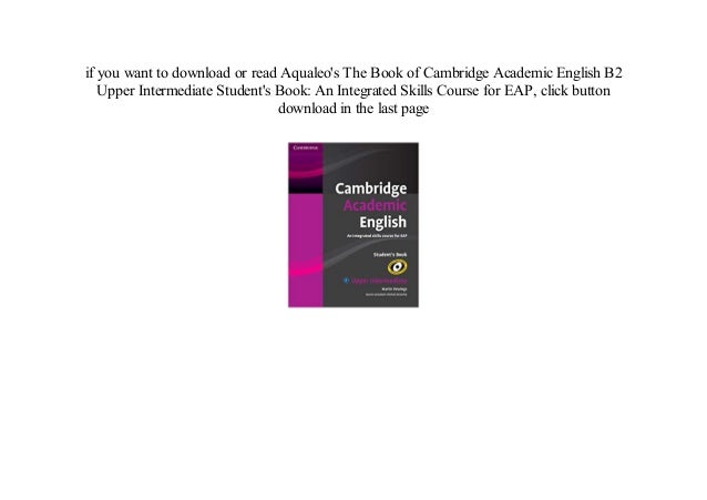 Cambridge Academic English B2 Upper Intermediate Student S Book Pdf Download Pdf Cambridge Academic English B2 Upper Intermediate Student S Book