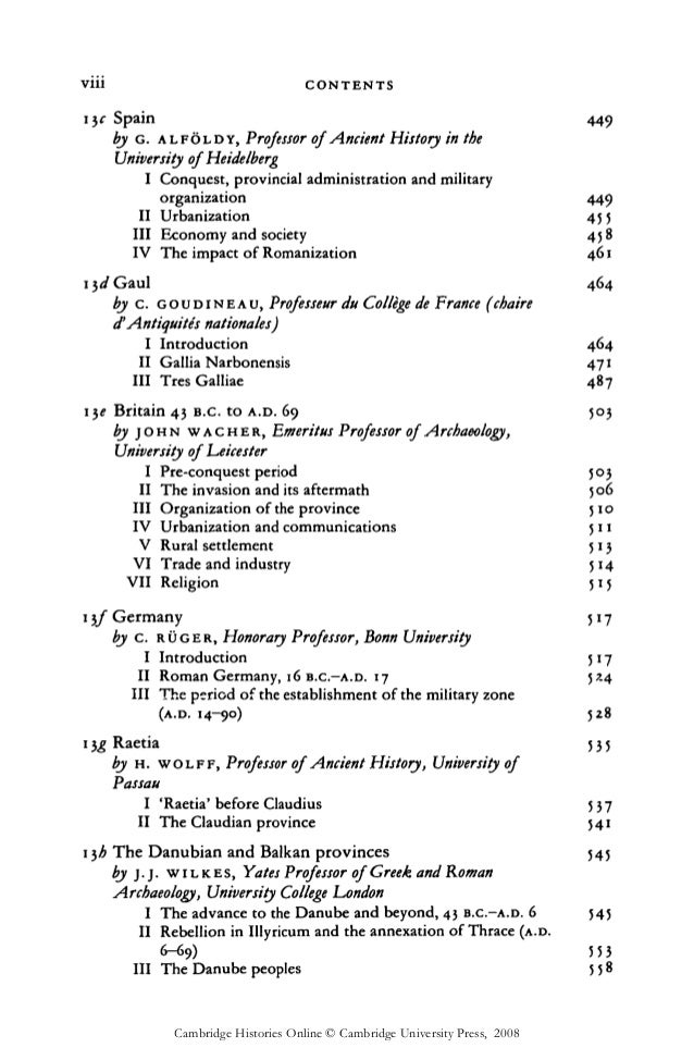 Cambridge Ancient History 10 The Augustan Empire 43 Bc 69 Ad