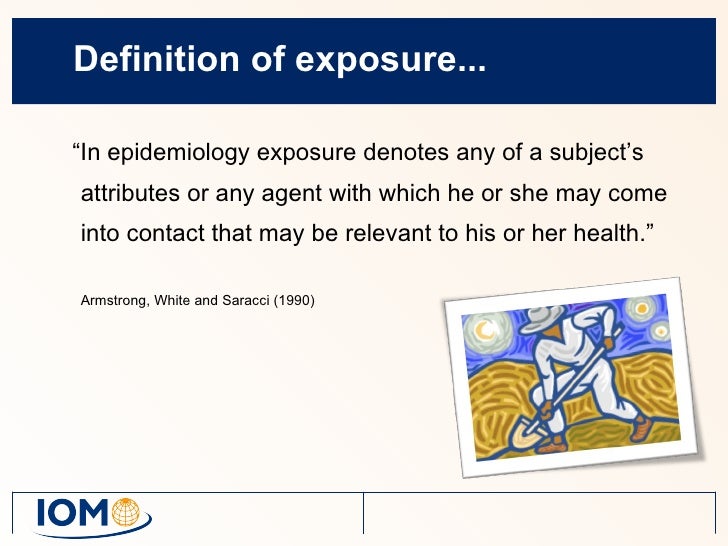 Occupational epidemiology and exposure assessment
