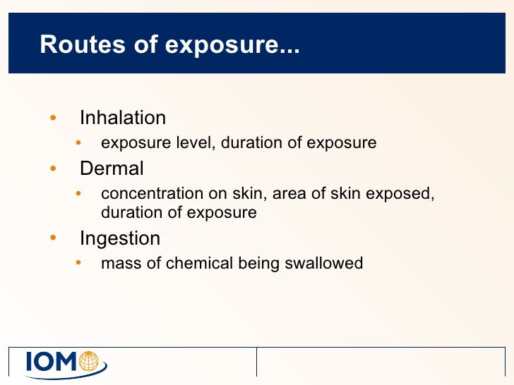 Occupational epidemiology and exposure assessment