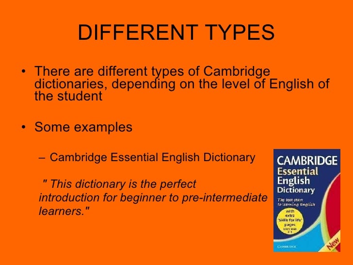 Cambridge dictionaries