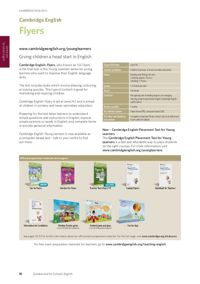 tests handbook teachers young cambridge learners for english preparation support examinations, and Cambridge english