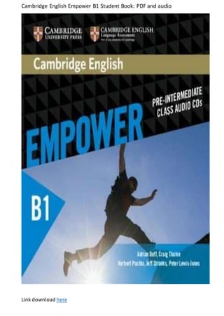 Cambridge English Empower B1 Audio Download - Colaboratory