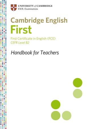 Handbook for Teachers
 