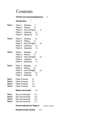 Cambridge fce 1 book | PDF