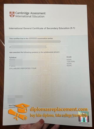 Purchase a Cambridge IGCSE Certificate.pdf