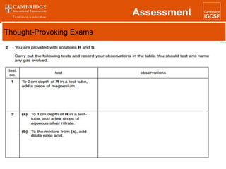 Thought-Provoking Exams

Assessment
 