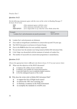 Cambridge practice tests for ielts 1 | PDF