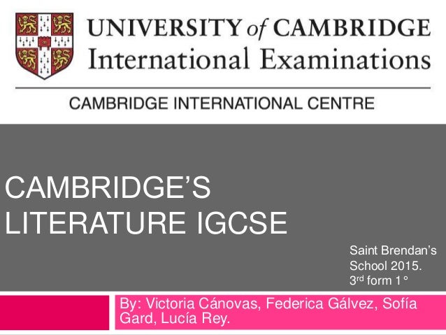 Igcse english past paper image
